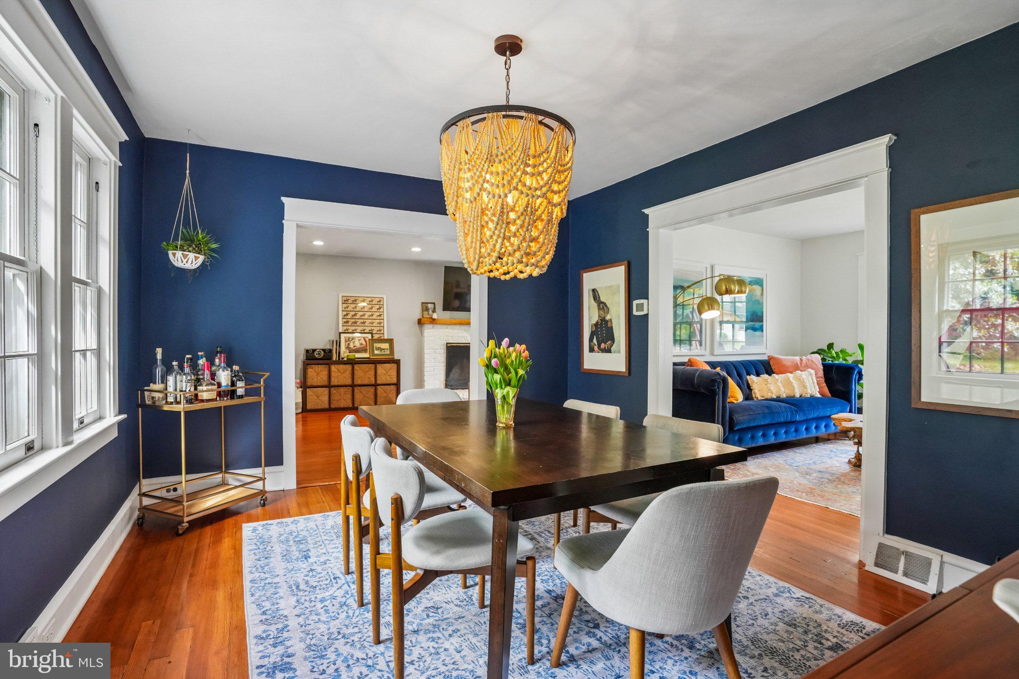 650 Maple Avenue Haddonfield, NJ 08033 - Photo 6 of 31 Elegant dining space with rich hues.