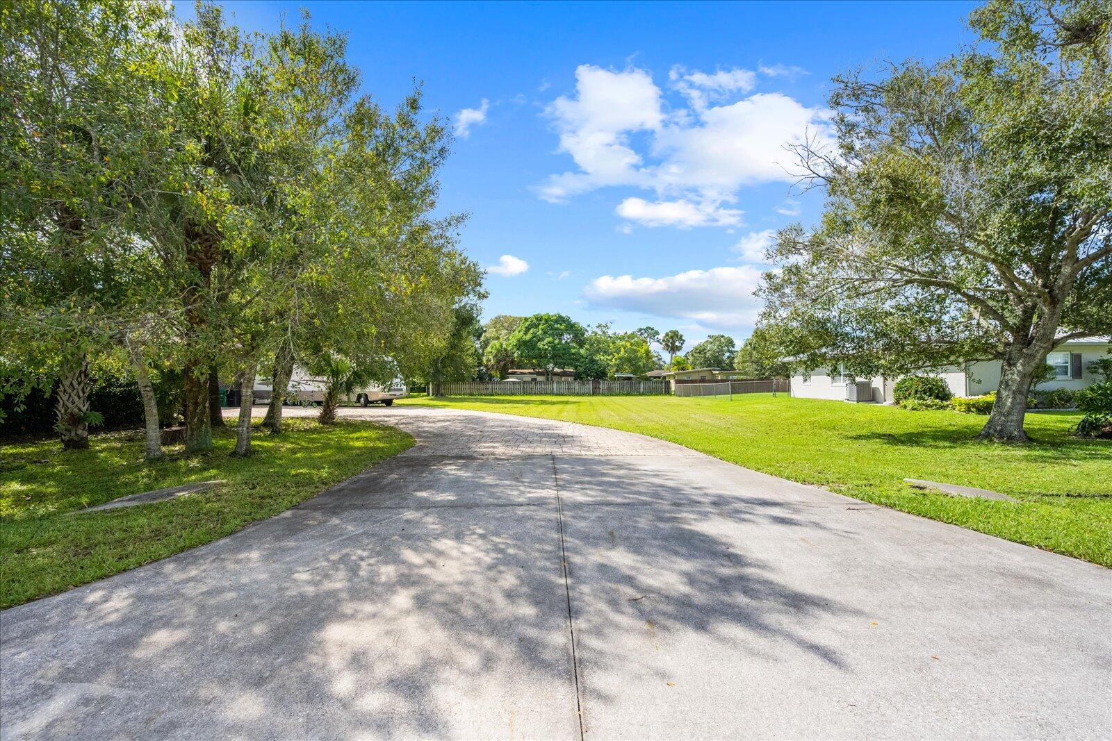 7503 Georges Road Fort Pierce, FL 34951 - Photo 49 of 60 Long extended Driveway