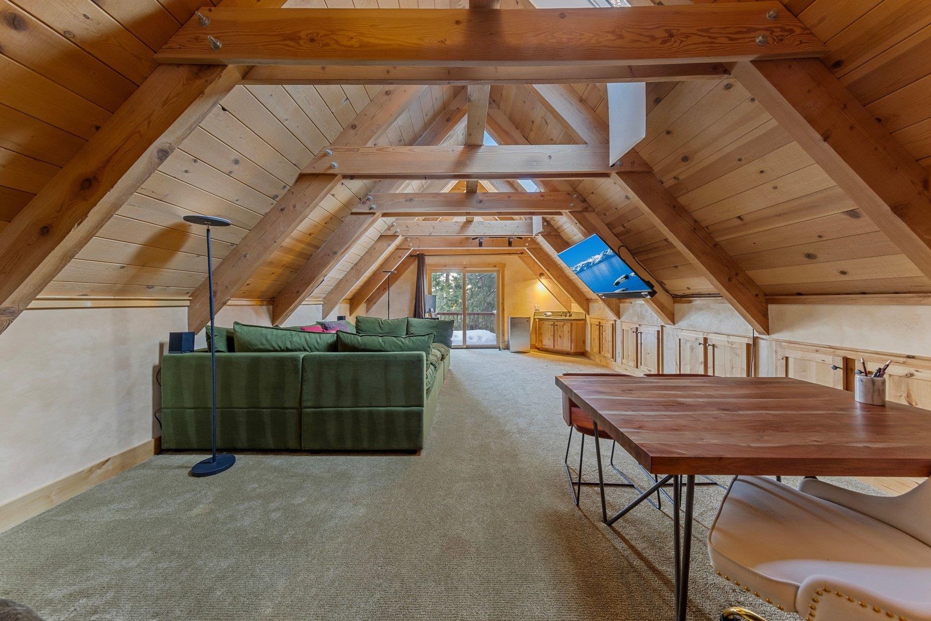 6442 Donner Road Tahoe Vista, CA 96148 - Photo 13 of 28 a view of furniture in wooden floor