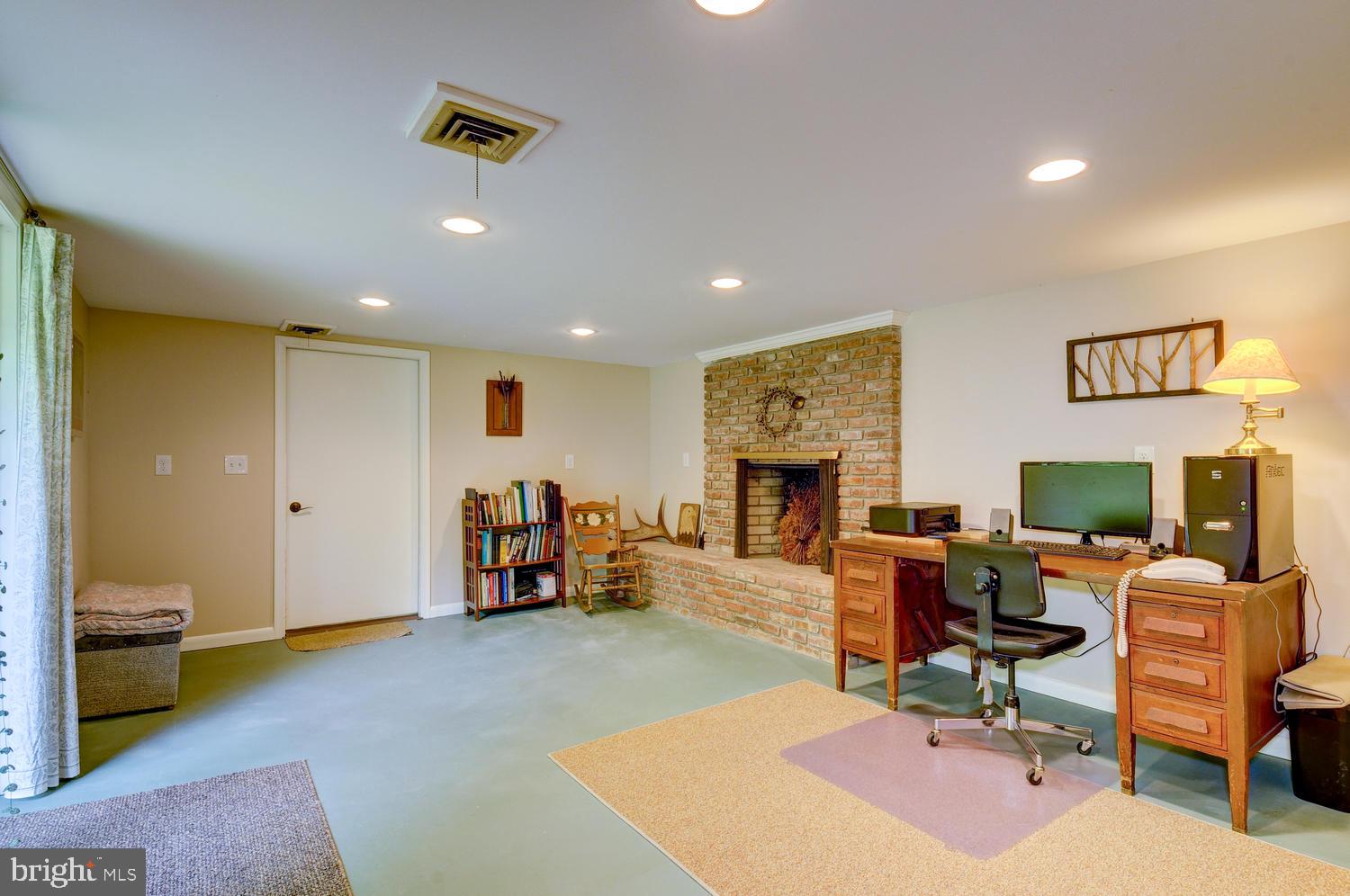 136 Cranbury Road Princeton Junction, NJ 08550 - Photo 31 of 40 Walk -Out Basement with Fire-Place