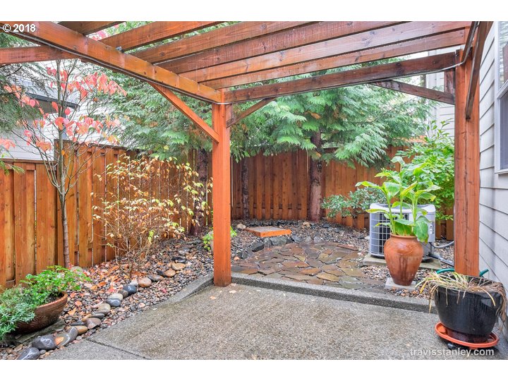 4636 Northwest Corazon Terrace Portland, OR 97229 - Photo 17 of 18 a backyard of a house with lots of green space