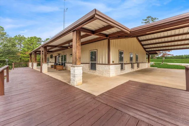 a view of a house with wooden floor