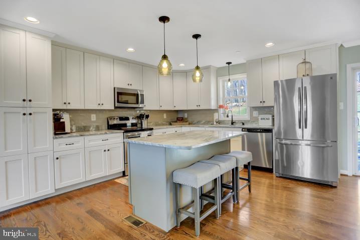 11326 Daysville Road Frederick, MD 21701 - Photo 14 of 38 Kitchen with stainless steel appliances and island