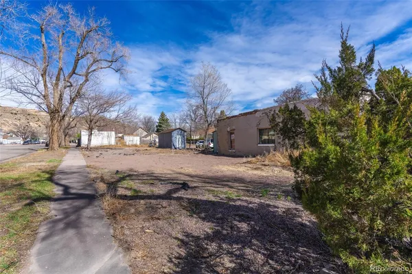 a view of road with with snow
