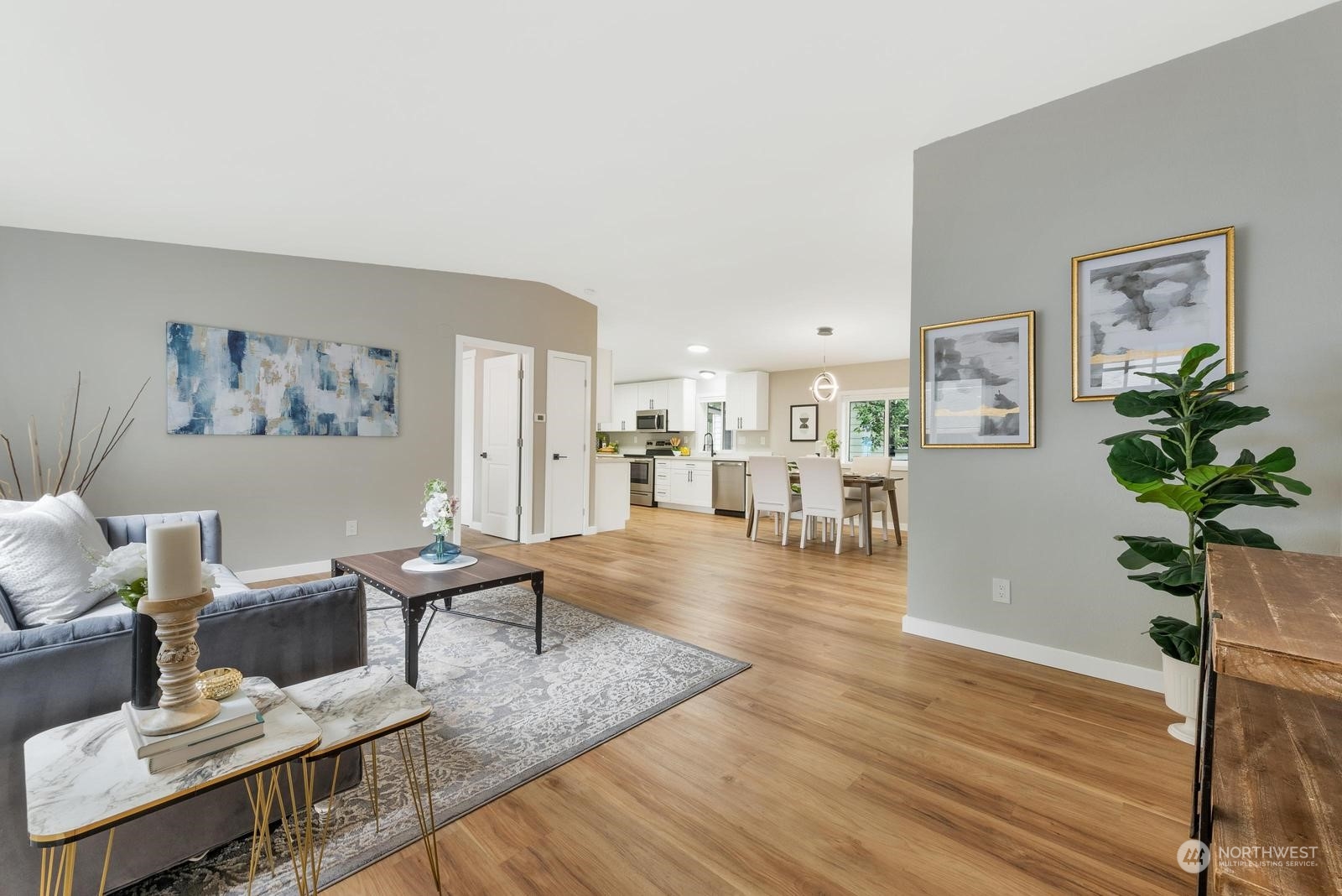 20500 32nd Drive Southeast Bothell, WA 98012 - Photo 11 of 28 a living room with furniture and a wooden floor
