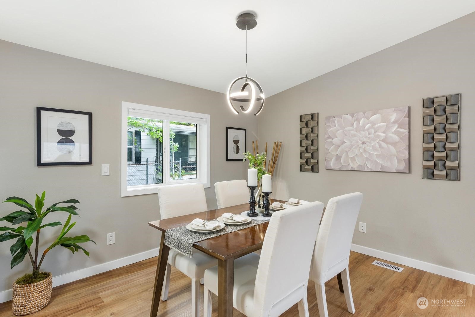 20500 32nd Drive Southeast Bothell, WA 98012 - Photo 7 of 28 a view of a dining room with furniture window and wooden floor