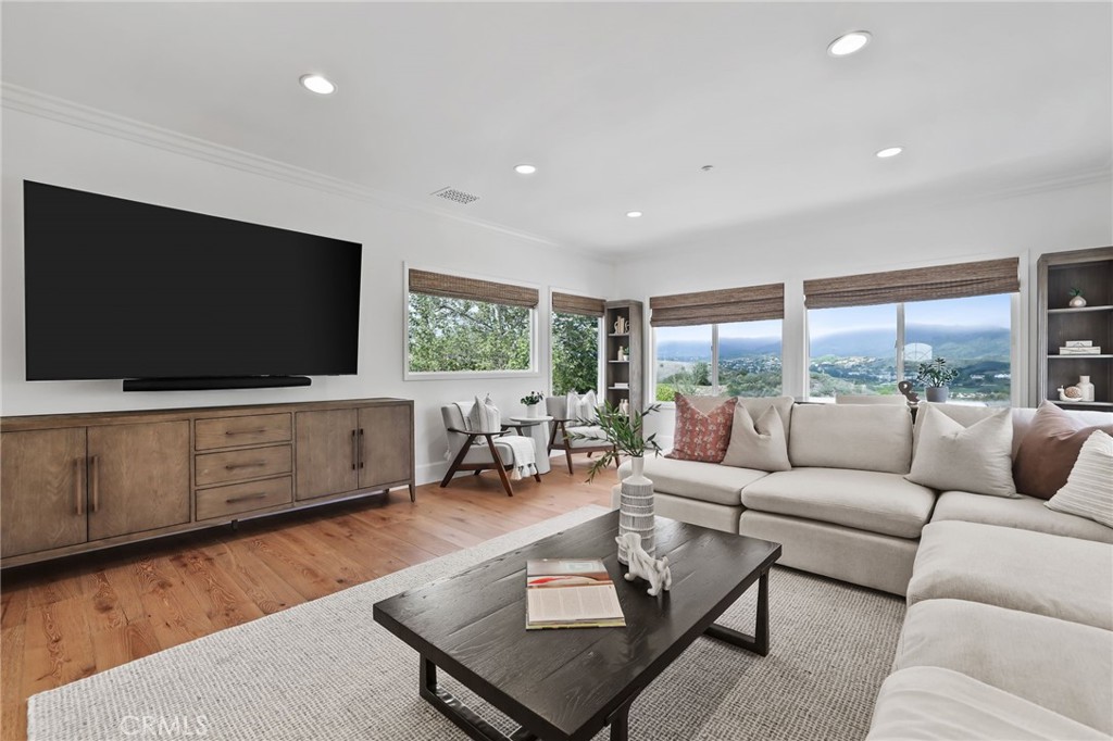 48 Panorama Coto de Caza, CA 92679 - Photo 31 of 66 a living room with furniture and a flat screen tv