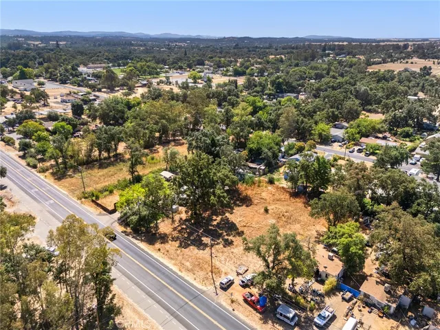 a view of a city and mountain