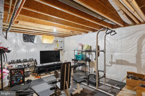 a room with musical instruments