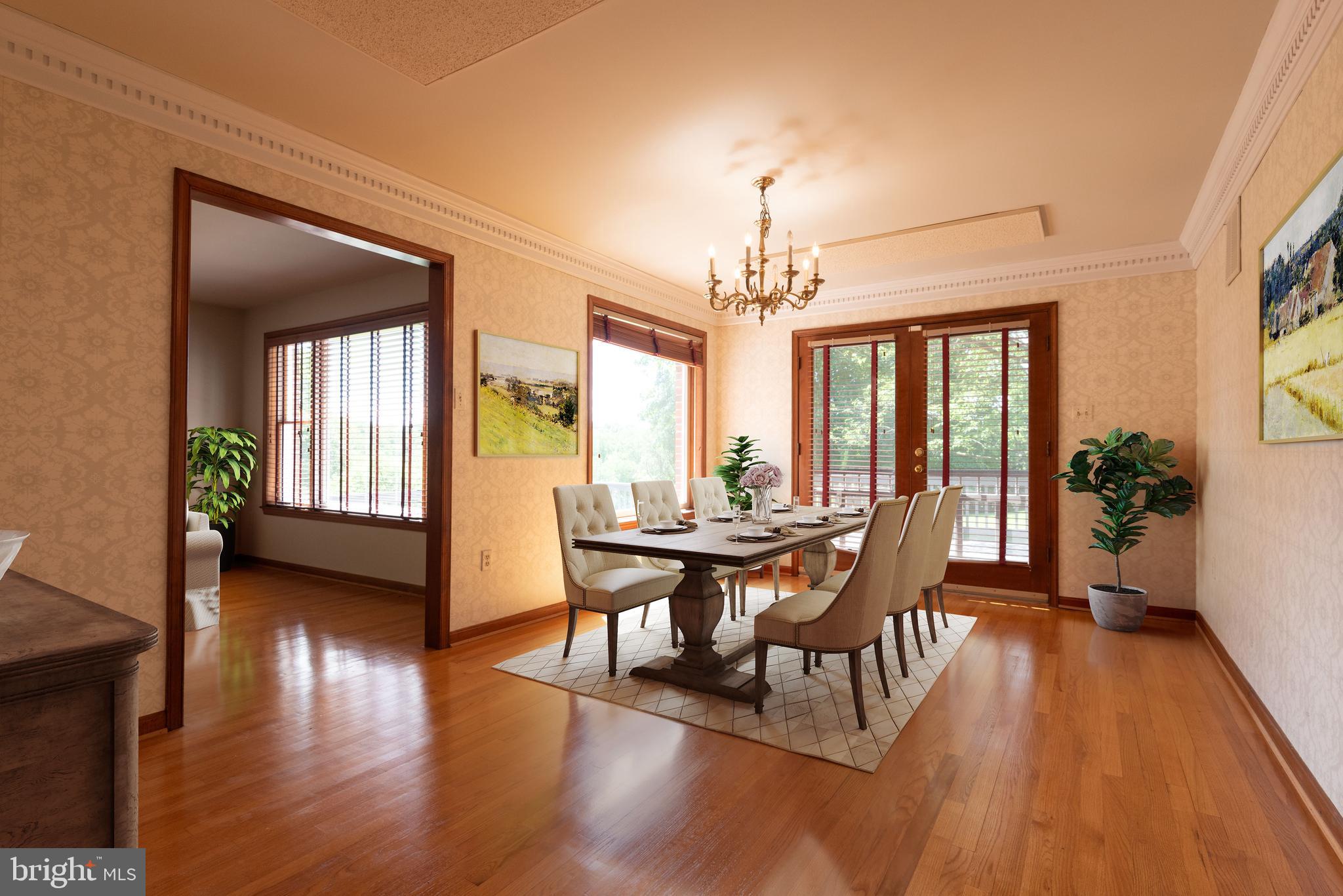 16120 Barnesville Road Boyds, MD 20841 - Photo 25 of 128 a view of a dining room with furniture window and wooden floor