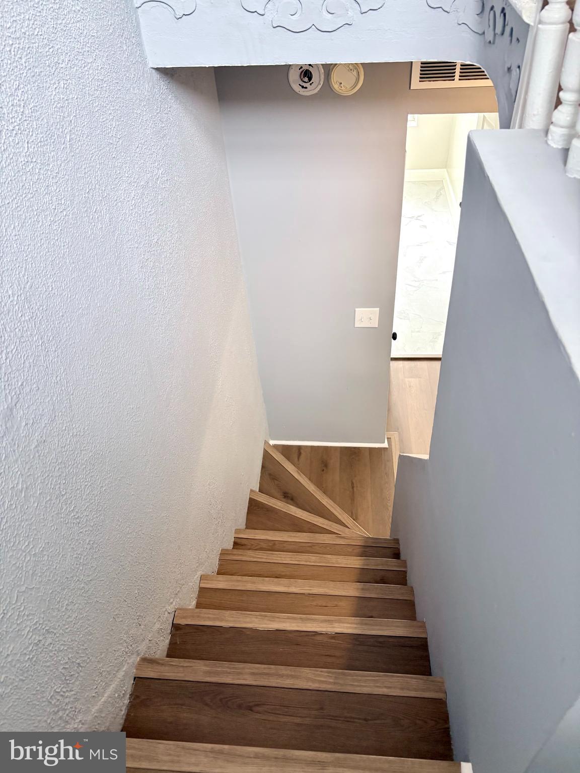 32 South Fulton Avenue, Unit 2 Baltimore, MD 21223 - Photo 12 of 14 Stairwell from top