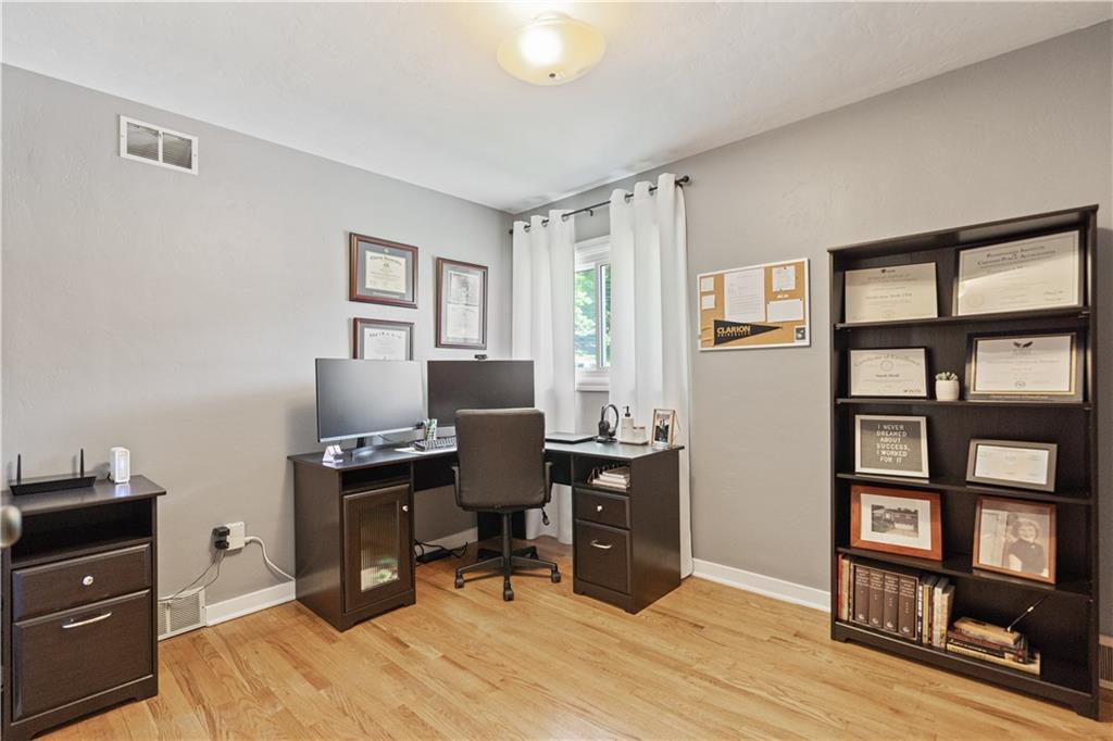 115 Maruth Drive Pittsburgh, PA 15237 - Photo 17 of 30 a view of a workspace with furniture and a window
