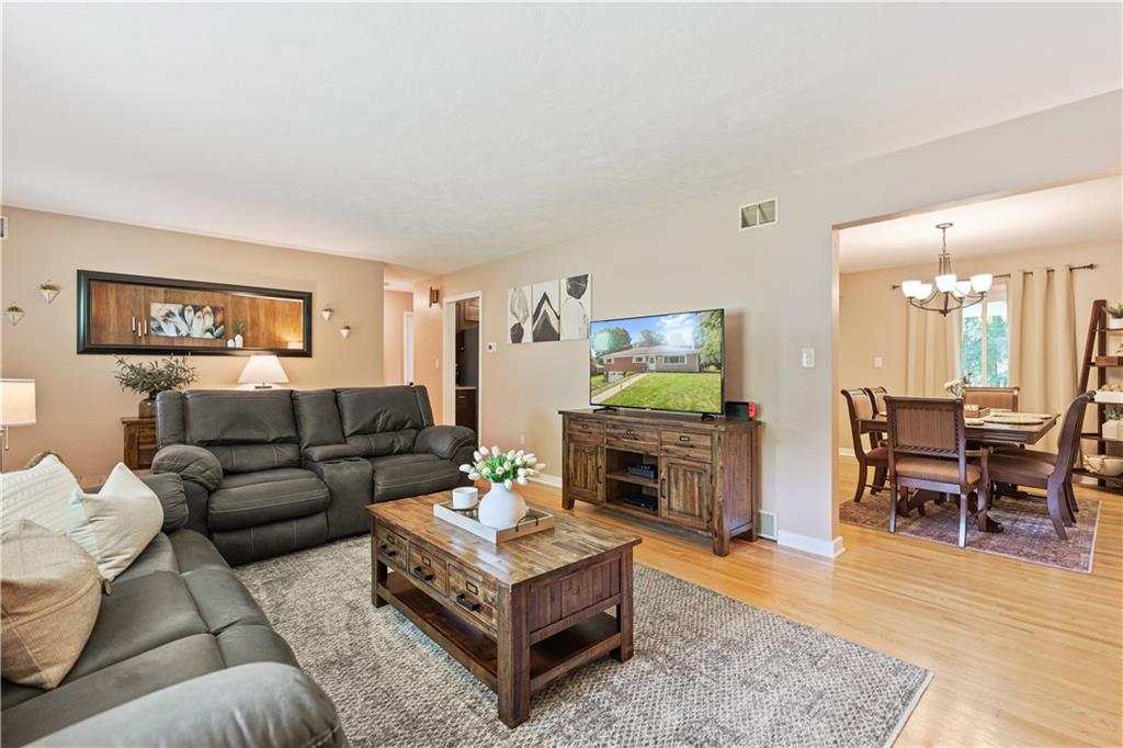 115 Maruth Drive Pittsburgh, PA 15237 - Photo 4 of 30 a living room with furniture and a fireplace