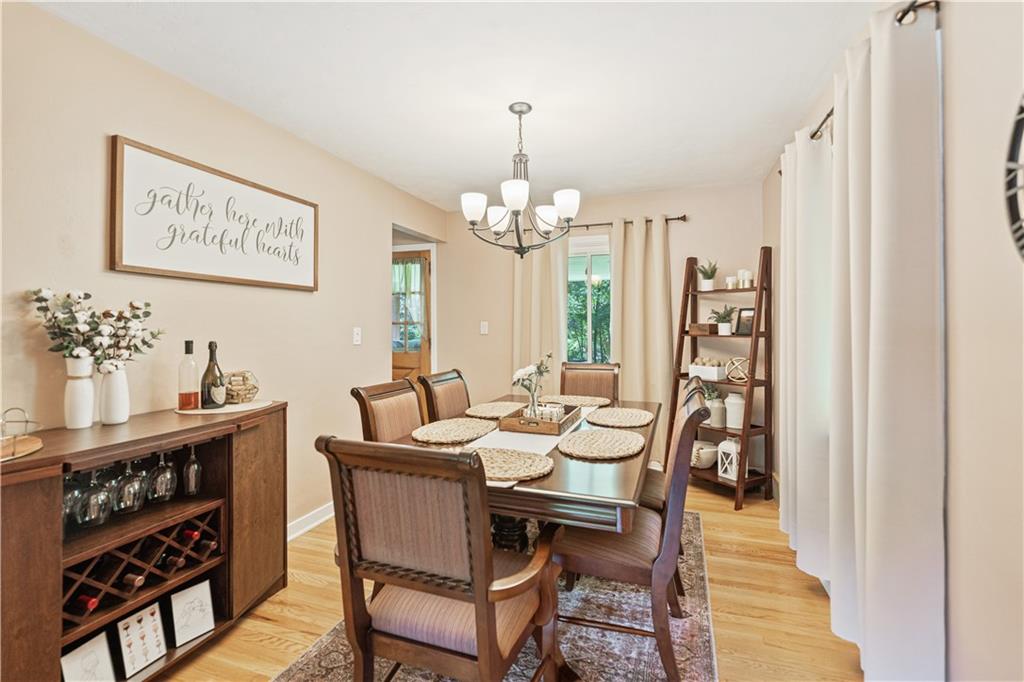 115 Maruth Drive Pittsburgh, PA 15237 - Photo 6 of 30 a view of a dining room with furniture and chandelier