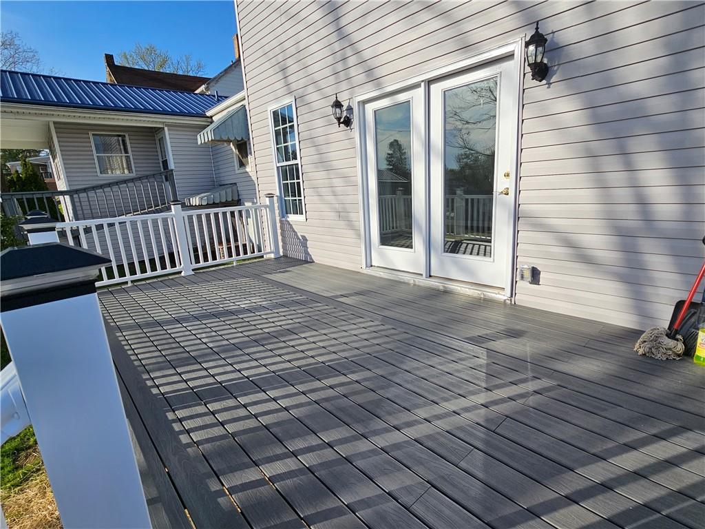 536 Virginia Avenue Rochester, PA 15074 - Photo 20 of 24 a view of a balcony with a barbeque