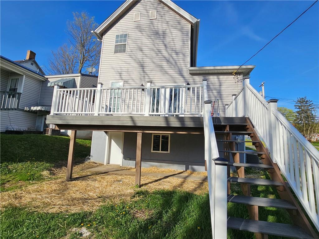 536 Virginia Avenue Rochester, PA 15074 - Photo 24 of 24 a view of a house with backyard and deck