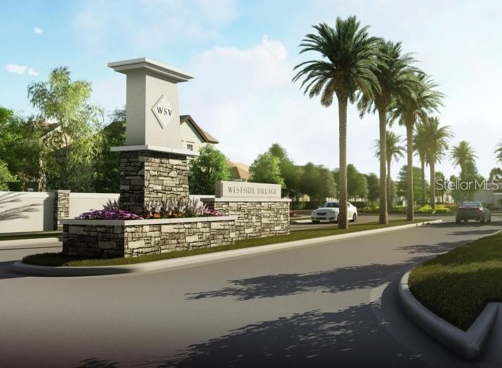 12821 Westside Vlg Loop Windermere, FL 34786 - Photo 40 of 42 a view of a street with a cars parked and small park