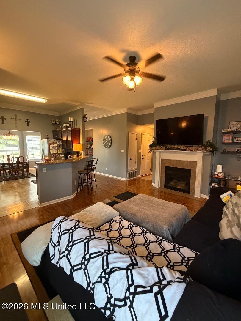 328 Vaiden Ridge Drive North Hernando, MS 38632 - Photo 5 of 16 Living Room Kitchen Dining room