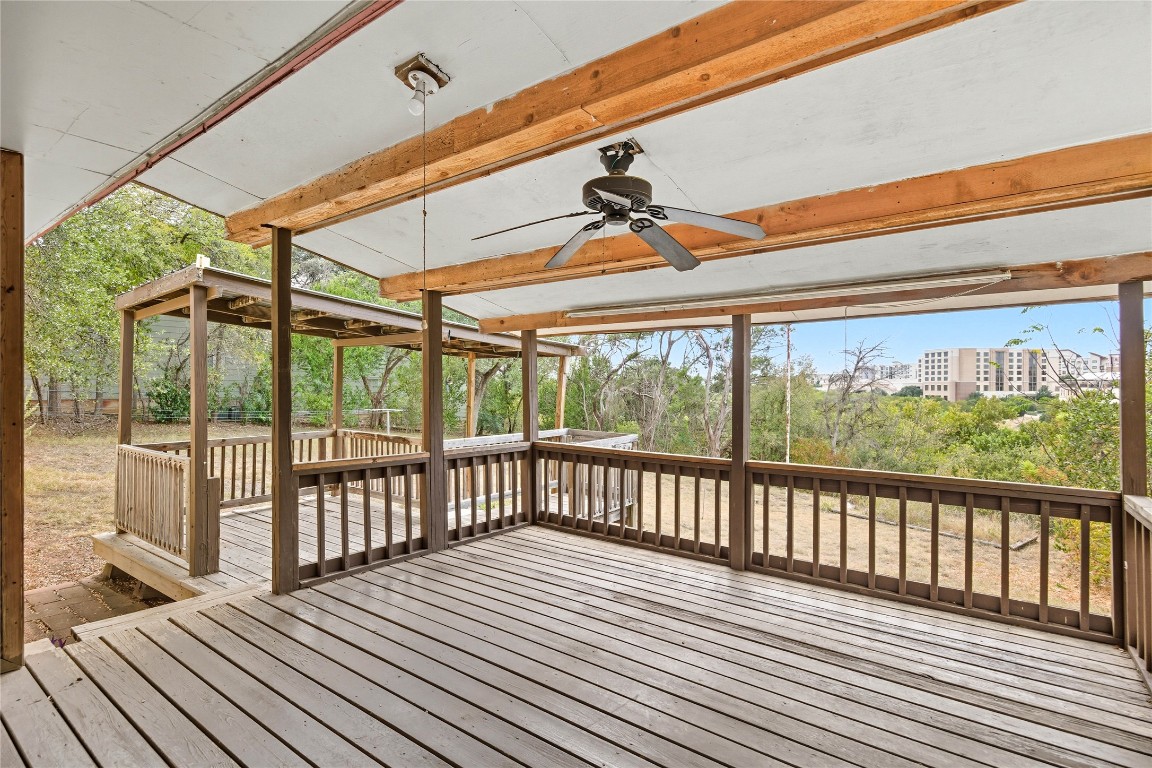 508 Morris Drive Georgetown, TX 78628 - Photo 34 of 40 a view of a balcony with wooden floor