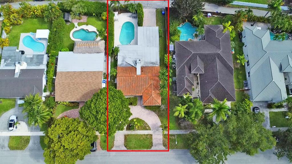 1336 Funston Street Hollywood, FL 33019 - Photo 3 of 51 an aerial view of a house