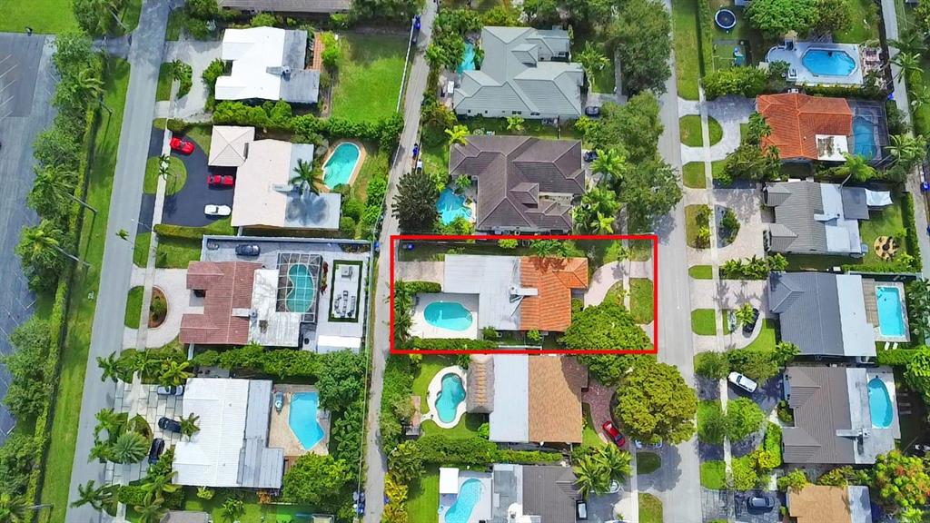 1336 Funston Street Hollywood, FL 33019 - Photo 37 of 51 an aerial view of multiple houses