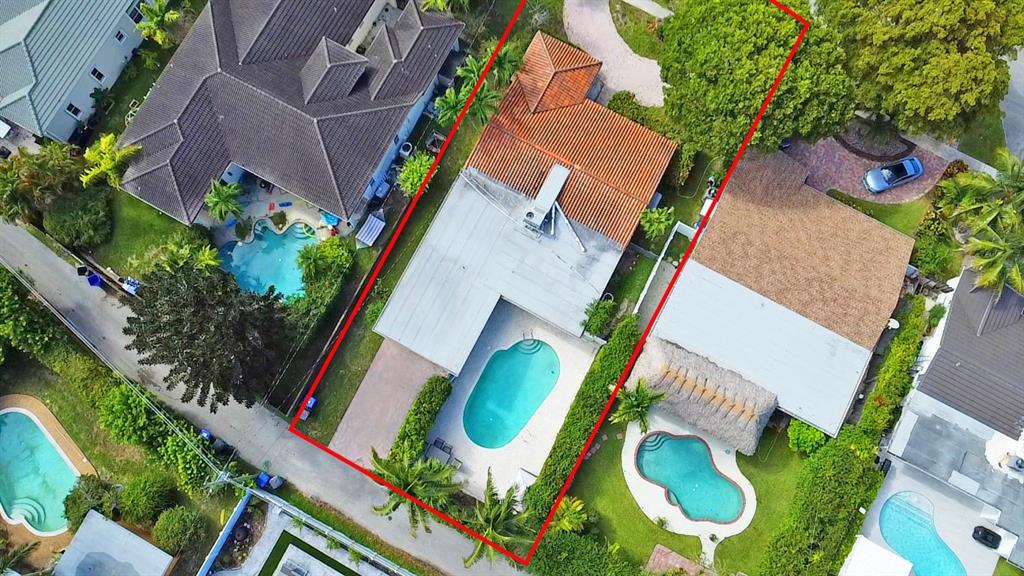 1336 Funston Street Hollywood, FL 33019 - Photo 43 of 51 an aerial view of a house