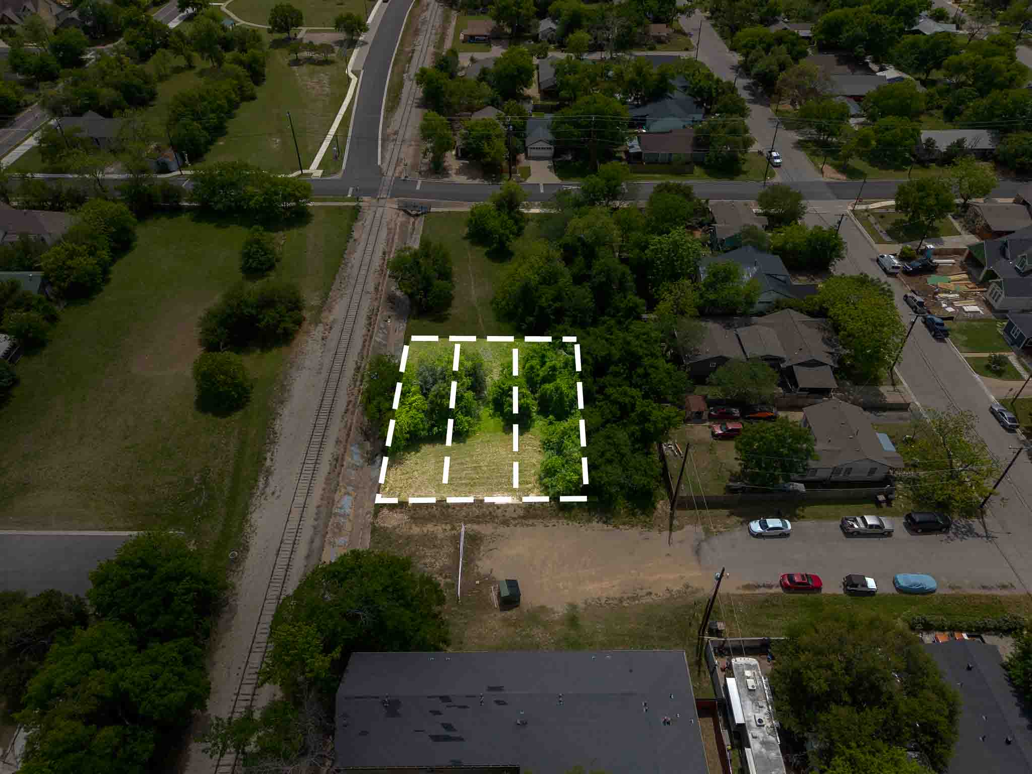 901 East 14th Street Georgetown, TX 78626 - Photo 2 of 6 an aerial view of a house with a yard