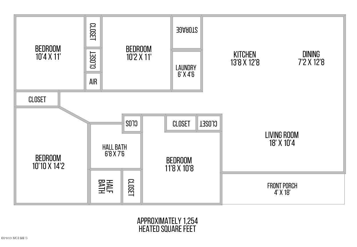 322 Wallington Road Wilmington, NC 28409 - Photo 27 of 27 322wallingtonfloorplan