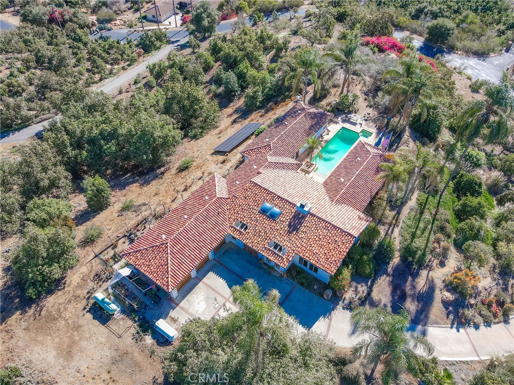 3786 Foxglove Lane Fallbrook, CA 92028 - Photo 28 of 34 an aerial view of house with yard