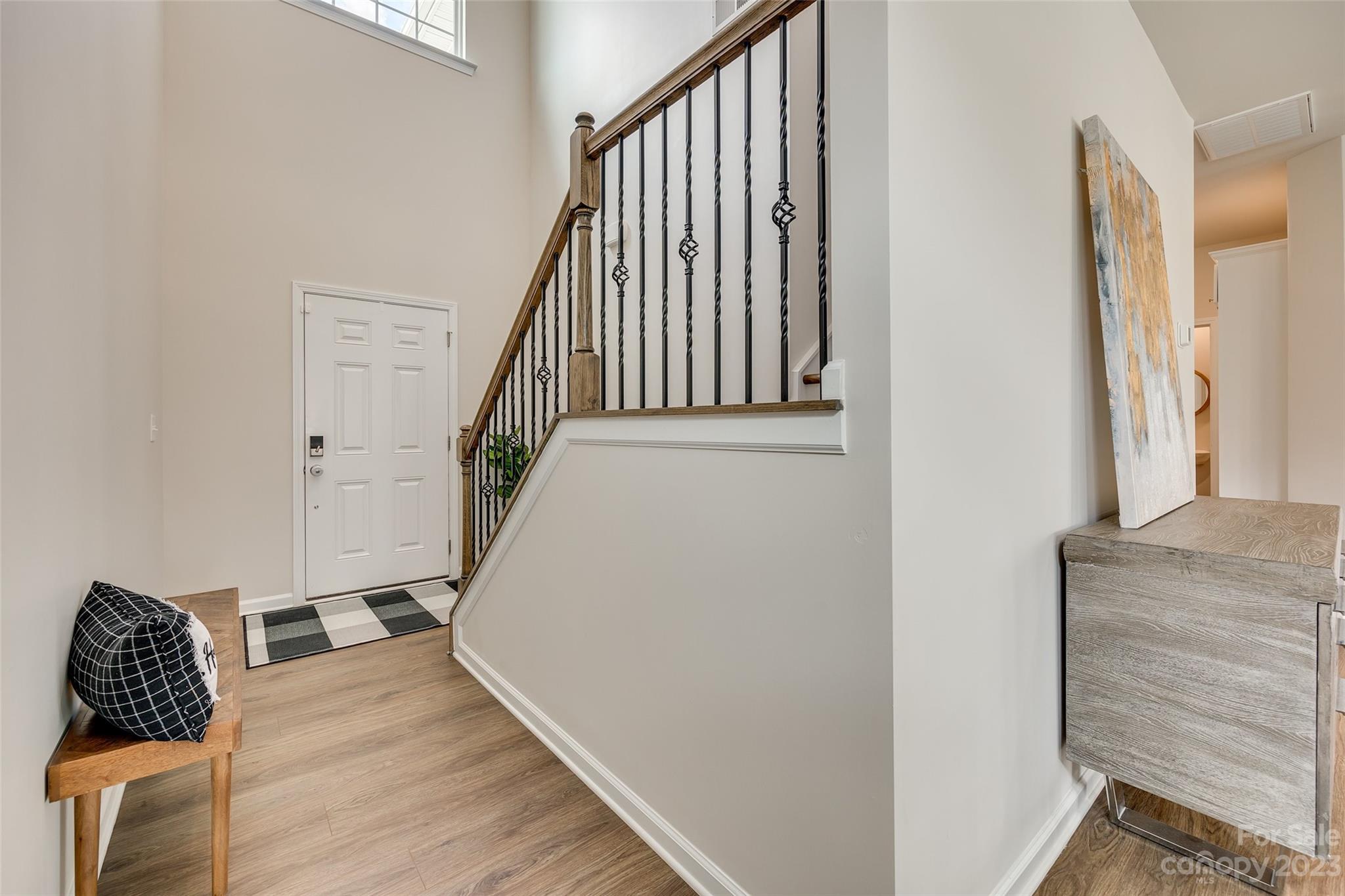6500 Gopher Road Lancaster, SC 29720 - Photo 3 of 38 a view of entryway and hall with wooden floor