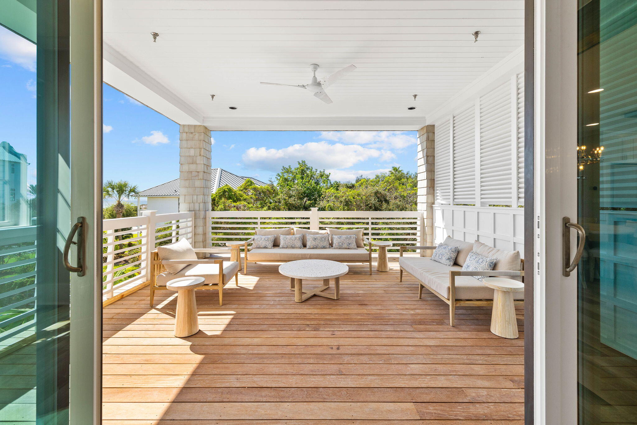 27 Grand Inlet Inlet Beach, FL 32461 - Photo 27 of 65 a outdoor space with lots of furniture and wooden floor