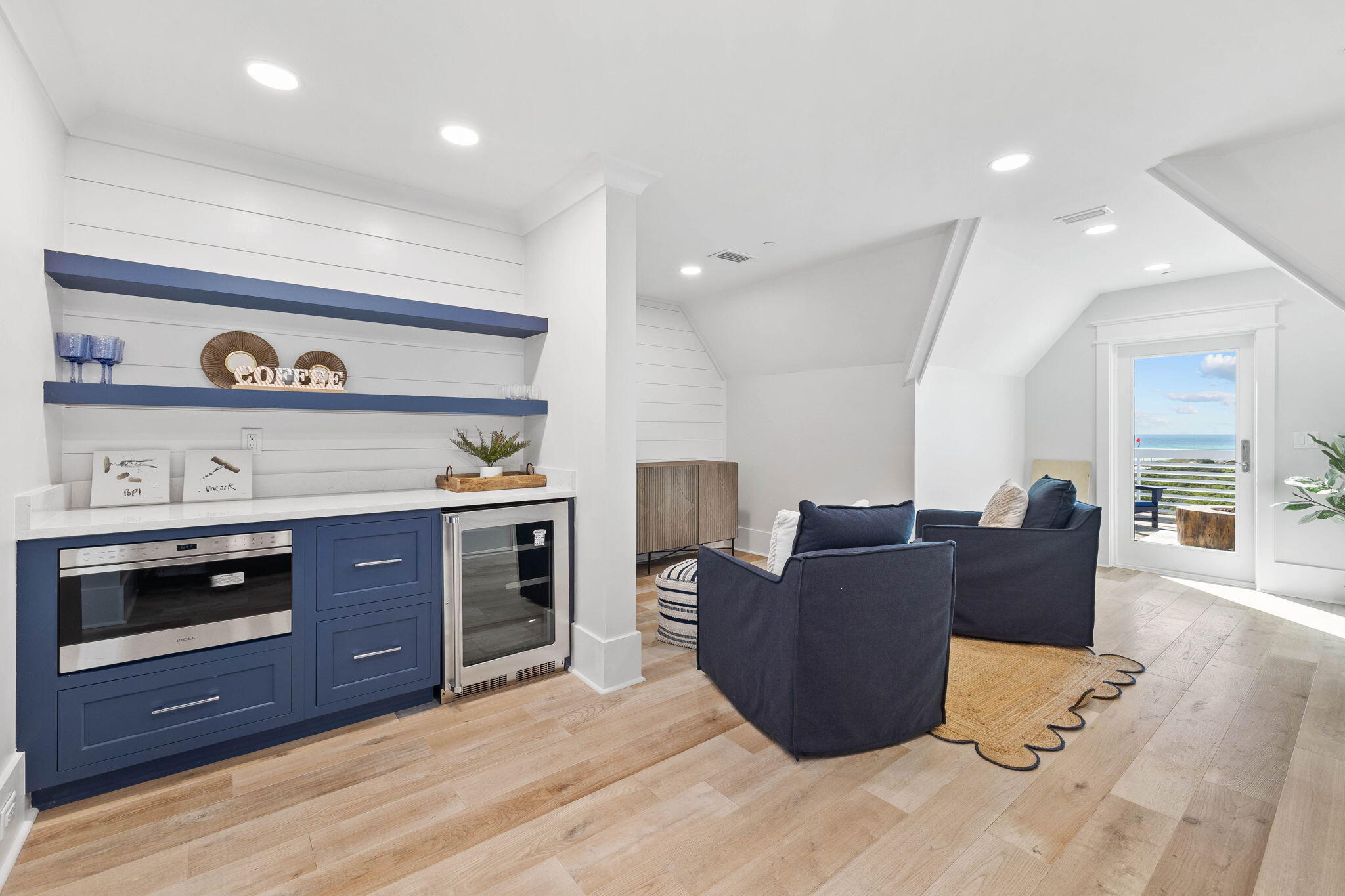 27 Grand Inlet Inlet Beach, FL 32461 - Photo 51 of 65 a living room with furniture and kitchen view