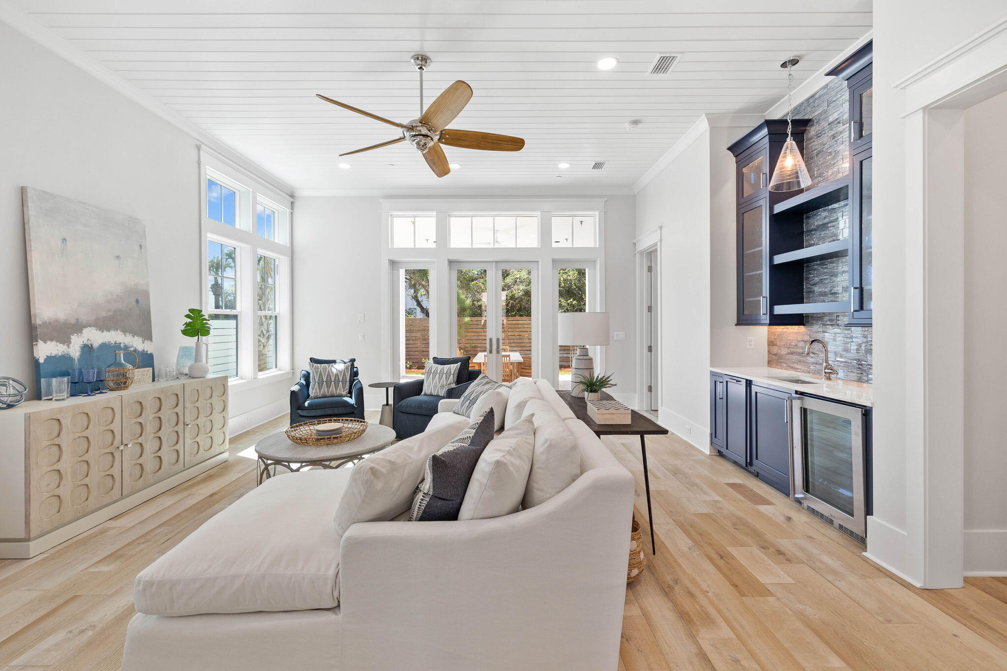 27 Grand Inlet Inlet Beach, FL 32461 - Photo 9 of 65 a living room with furniture and a large window