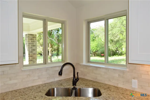 a close view of door