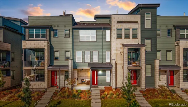 a view of a balcony with chairs