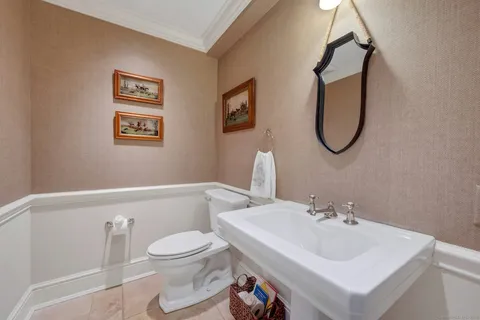 a view of a hallway with a room