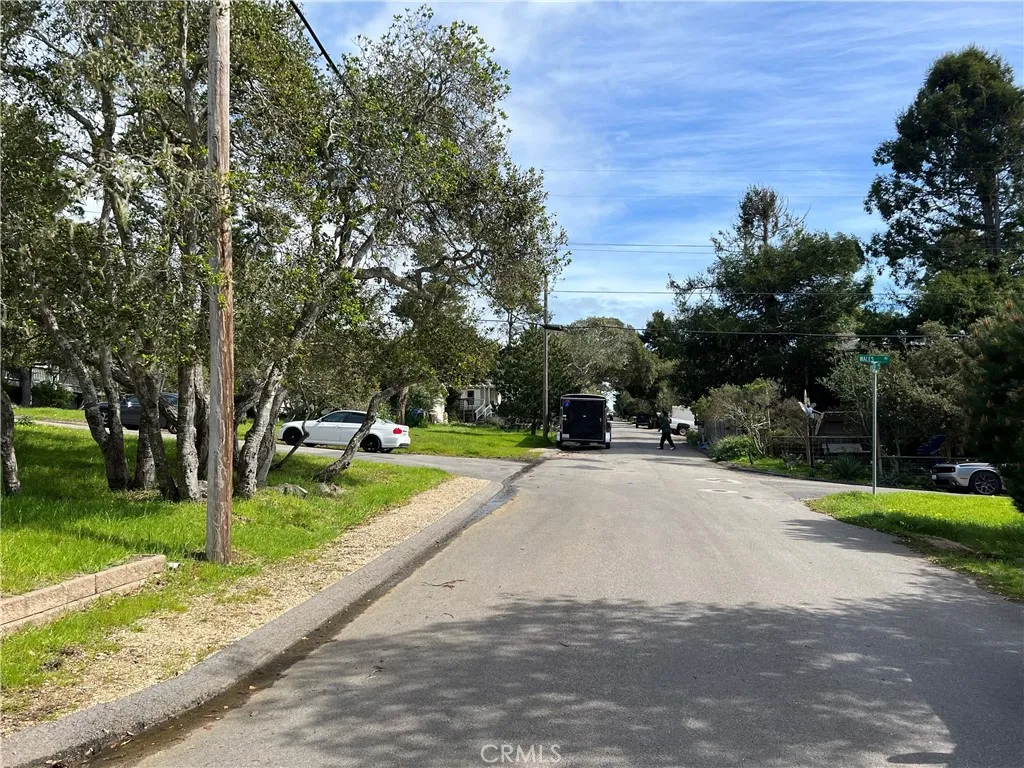 0 Benson Cambria, CA 93428 - Photo 3 of 9 a view of a street with a houses on both side of the street