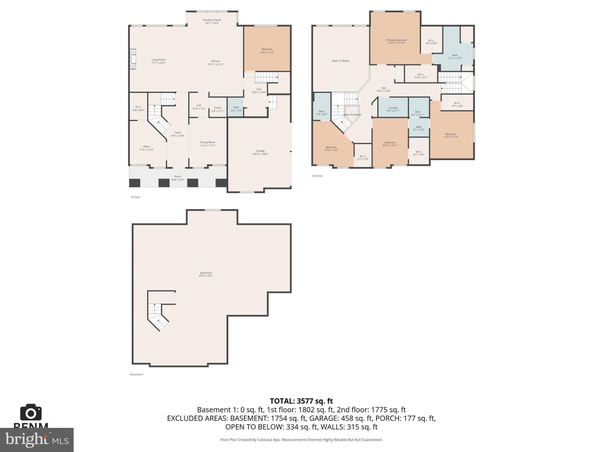 520 Darrow Road York, PA 17404 - Photo 32 of 35 Spacious multi-level home layout blueprint.
