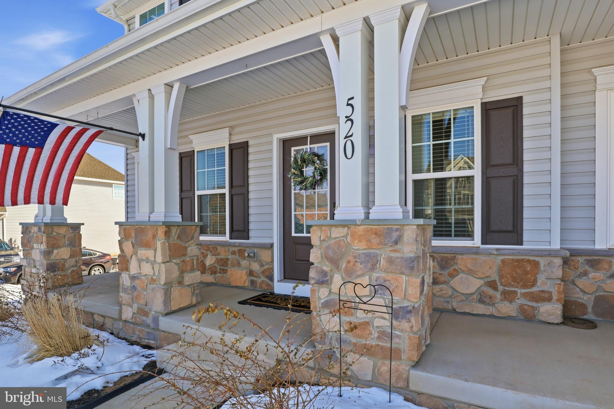 520 Darrow Road York, PA 17404 - Photo 4 of 35 Charming entryway with classic stone accents.