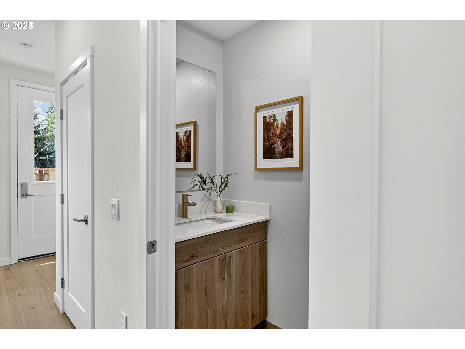 7208 Northeast Going Street Portland, OR 97218 - Photo 19 of 35 a bathroom with a sink and a mirror