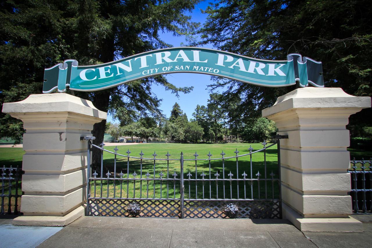 458 Landeros Drive San Mateo, CA 94403 - Photo 36 of 42 a view of a entrance gate of a house with a garden