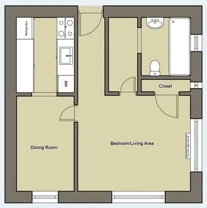 a view of front door