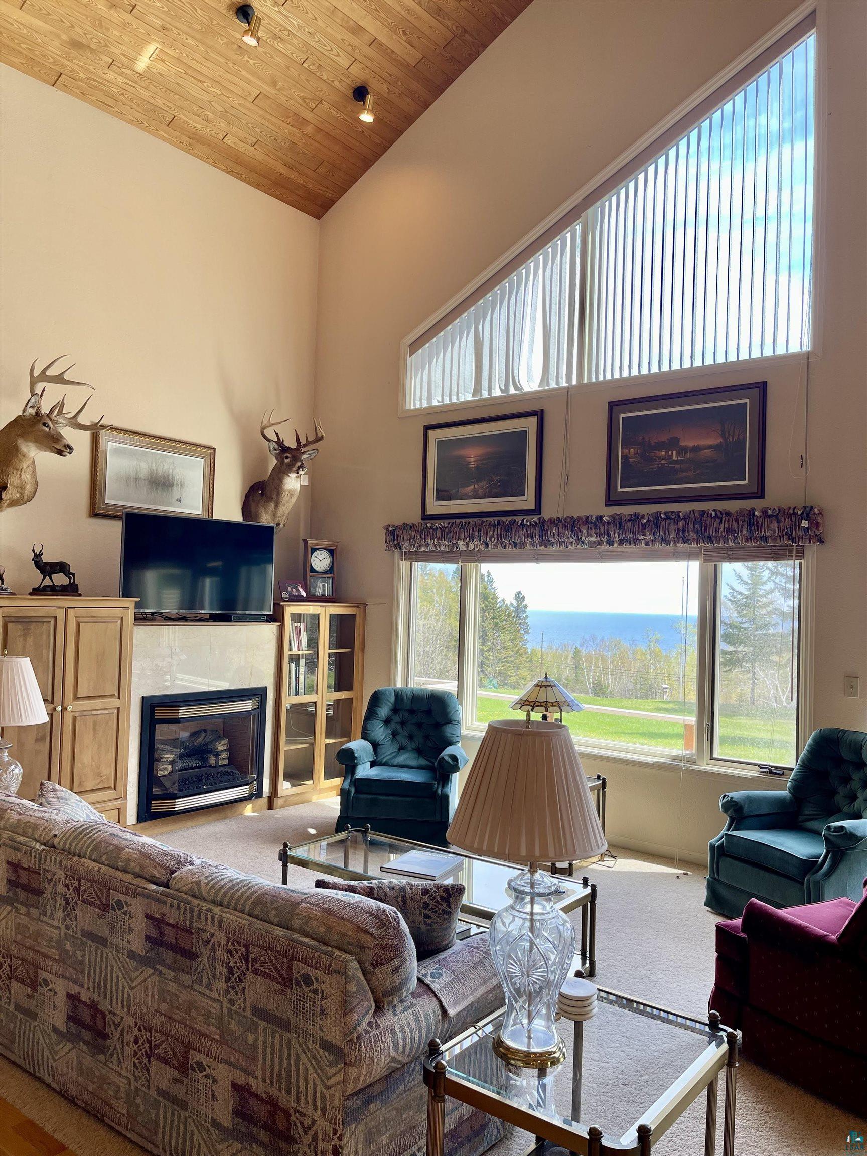 183 Cramer Road Schroeder, MN 55613 - Photo 3 of 50 Lake Superior views from living room.