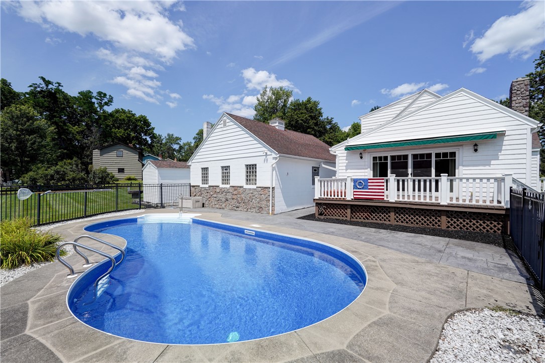 5891 East Henrietta Road Rush, NY 14543 - Photo 25 of 31 Inground Pool With New Liner
