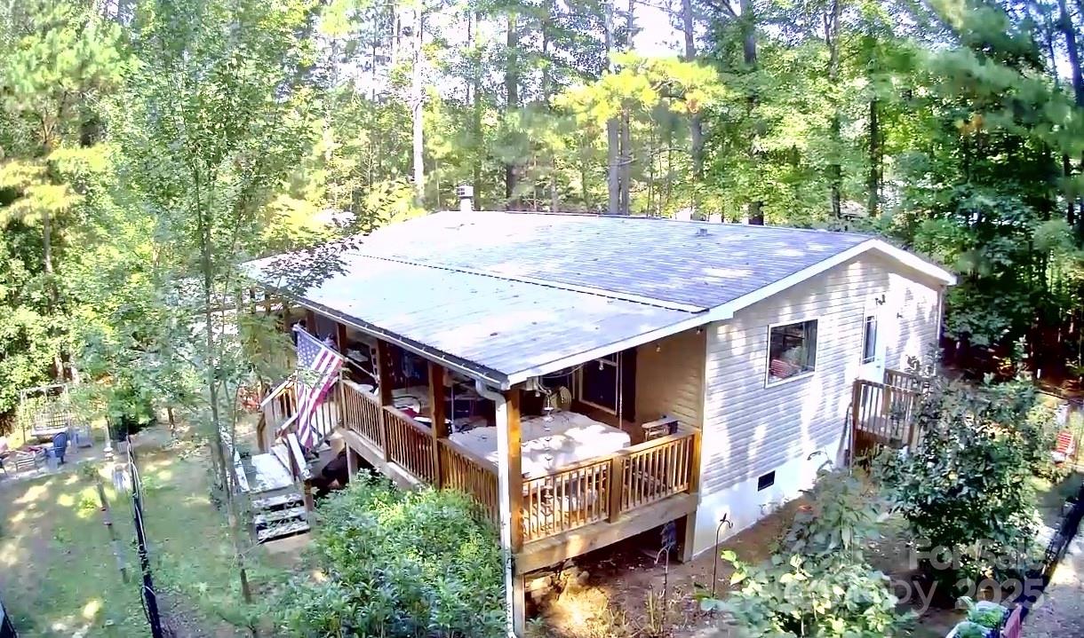 1258 Willis Road Chester, SC 29706 - Photo 2 of 32 aerial view of a house with balcony and trees