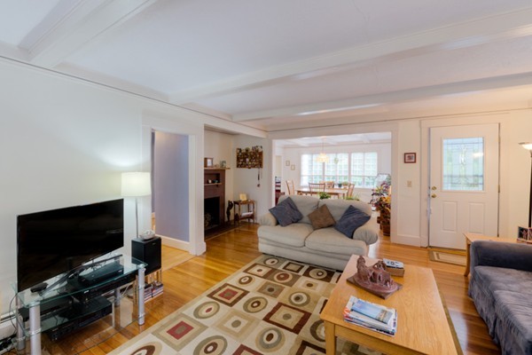 22 Havelock Road Worcester, MA 01602 - Photo 13 of 30 a living room with furniture and a flat screen tv