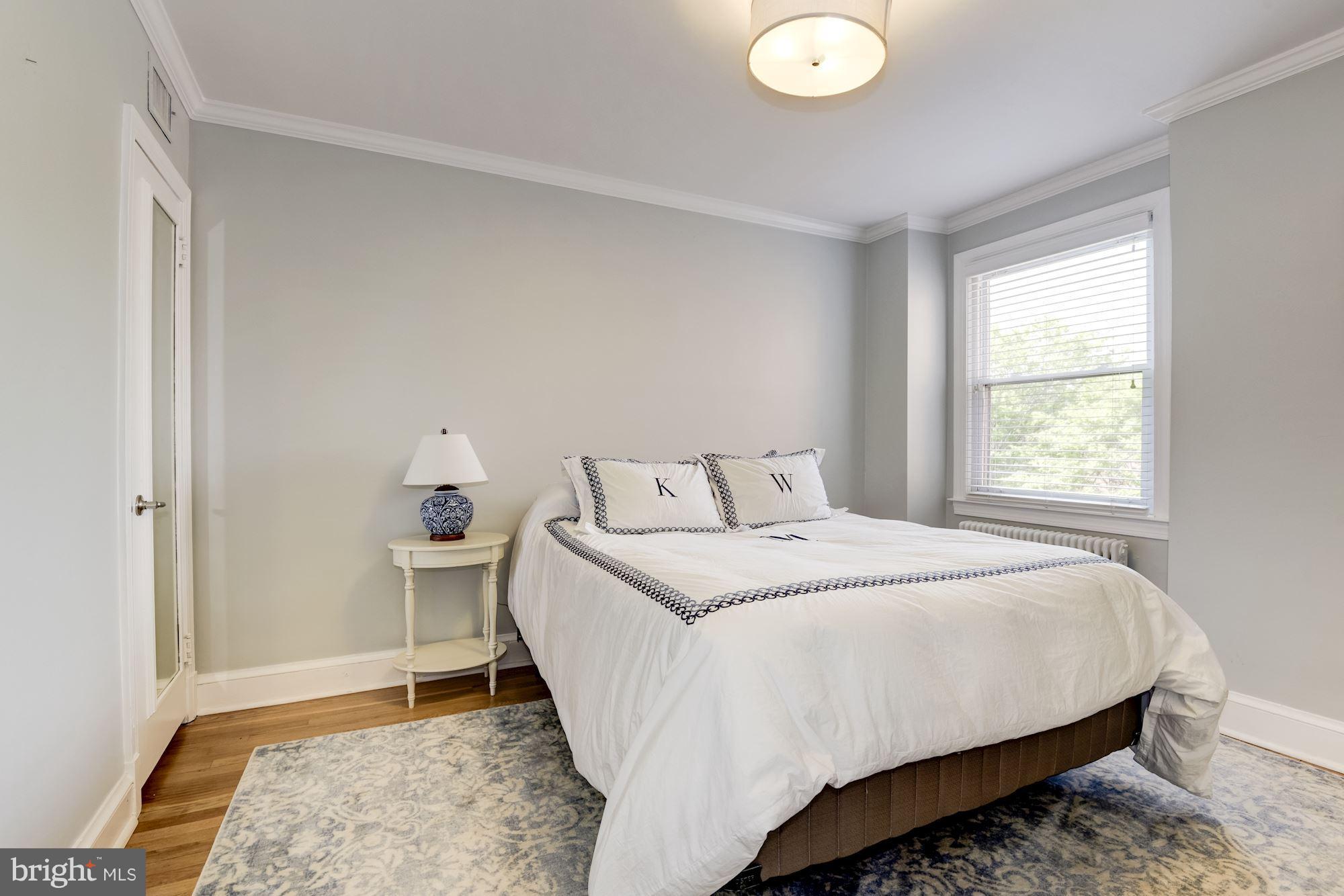 3823 Calvert Street Northwest Washington, DC 20007 - Photo 14 of 26 Bedroom 2-comfortable size for a queen bed