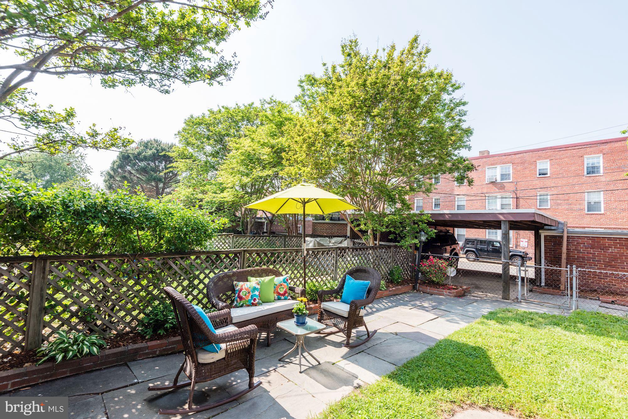 3823 Calvert Street Northwest Washington, DC 20007 - Photo 22 of 26 Flagstone patio