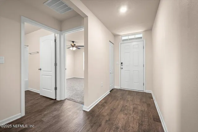wooden floor in an empty room