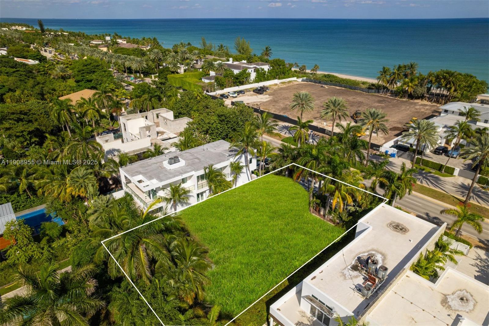 284 Ocean Boulevard Golden Beach, FL 33160 - Photo 16 of 20 an aerial view of residential houses with outdoor space